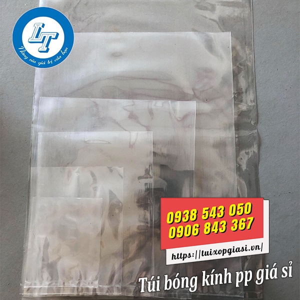 Kích thước túi bóng kính pp Kích thước túi bóng kính pp