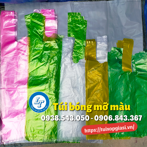 Kích thước túi bóng mỡ màu Kích thước túi bóng mỡ màu