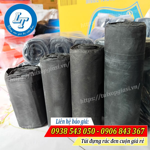 Kích thước túi đựng rác đen cuộn Kích thước túi đựng rác đen cuộn