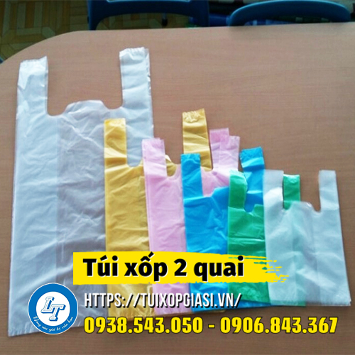 Kích thước túi xốp 2 quai
