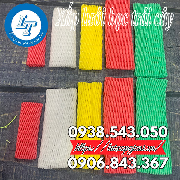 Kích thước xốp lưới bọc trái cây Kích thước xốp lưới bọc trái cây
