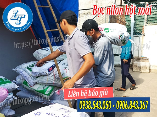 Lên hàng bọc nilon hột xoài cho khách tphcm