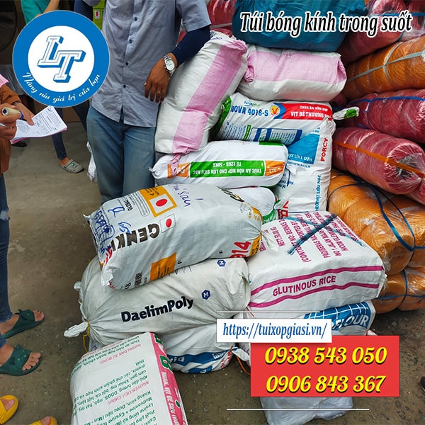 Lên hàng túi bóng kính trong suốt cho khách sỉ