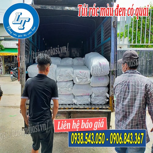 Lên hàng túi đựng rác màu đen