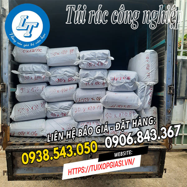 Lên hàng túi rác công nghiệp cho khách hcm