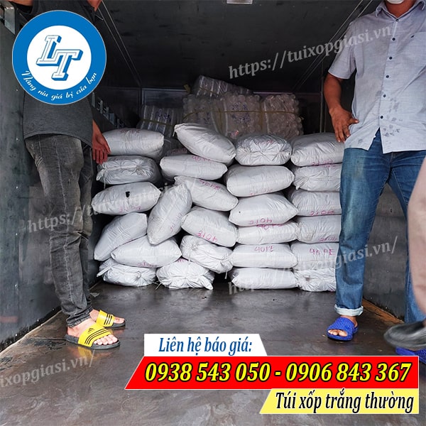 Lên hàng túi xốp trắng gai zin, trắng thường