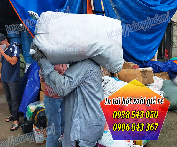 Lên túi hột xoài cho khách sỉ