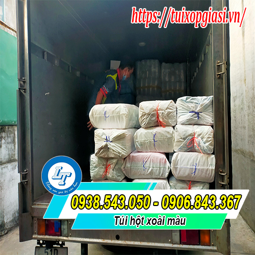 Lên túi hột xoài màu cho khách