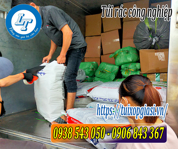 Lên túi rác công nghiệp