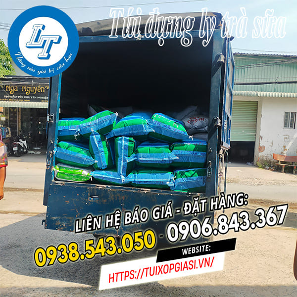 Miễn phí ship túi đựng ly trà sữa hcm