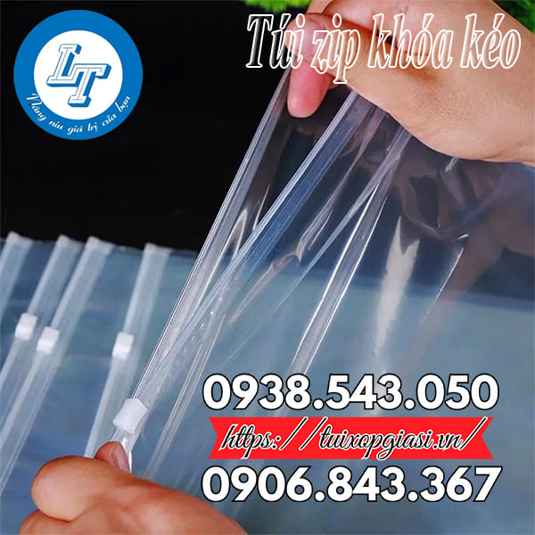Miệng tuis zip có khóa kéo tiện lợi Miệng tuis zip có khóa kéo tiện lợi