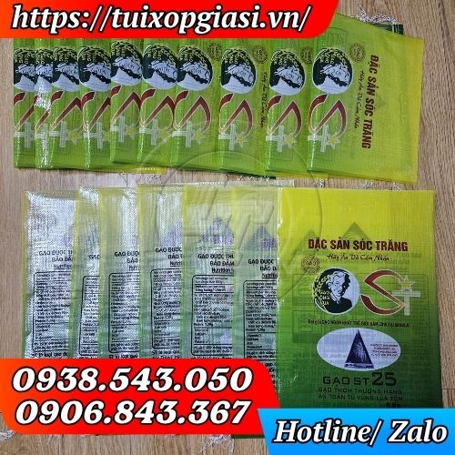 Mối sỉ bao tải đựng gạo st15 loại 5kg giá cạnh tranh