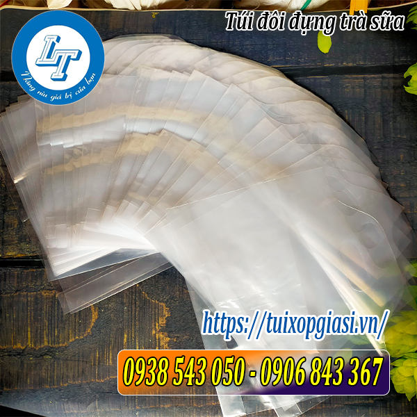 Mua sỉ rẻ túi đôi đựng trà sữa tốt nhất