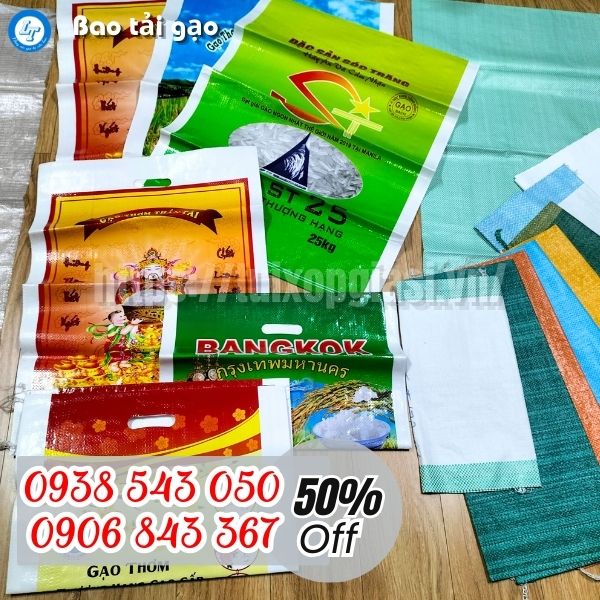 Nguồn bao tải gạo giá sỉ ổn định