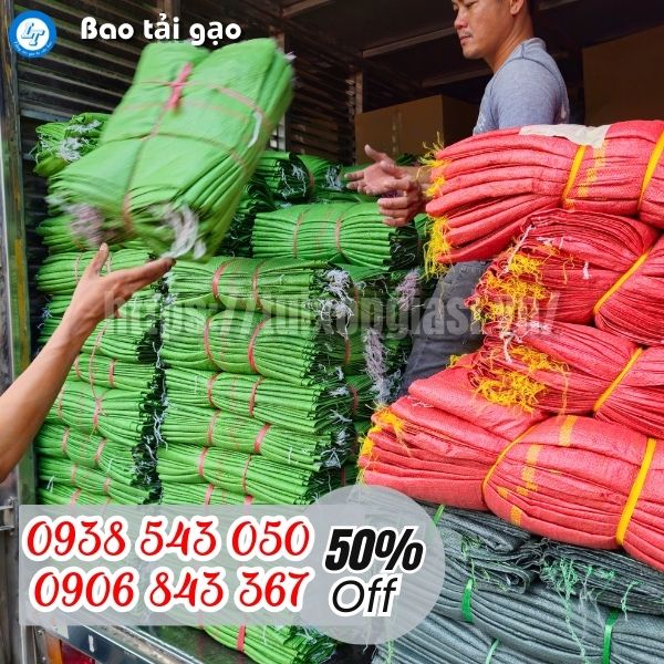 Nguồn bao tải gạo giá sỉ ổn định
