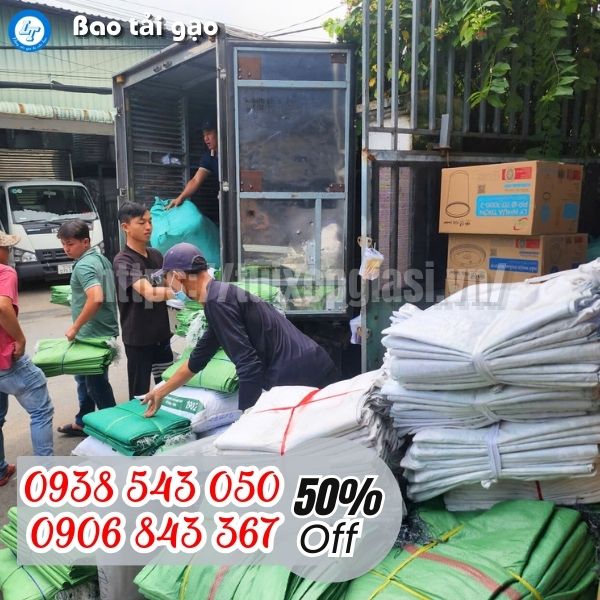 Nguồn bao tải gạo giá sỉ ổn định