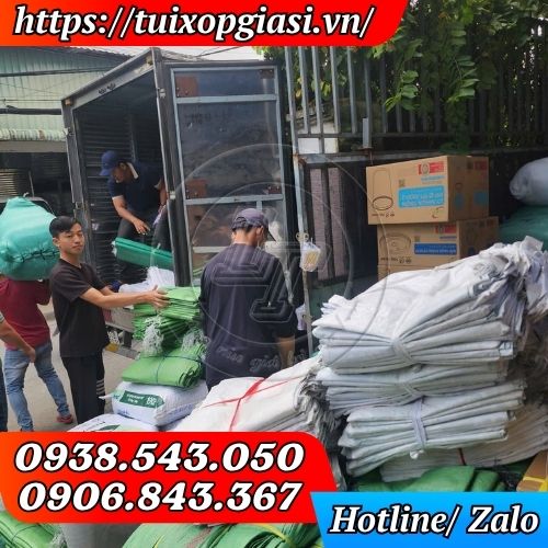 Lên bao gạo 5kg, 10kg, 20kg cho khách sỉ