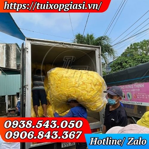 Lên hàng xốp bọc trái cây giao cho khách TPHCM, Đồng Tháp, Long An, Bình Chánh