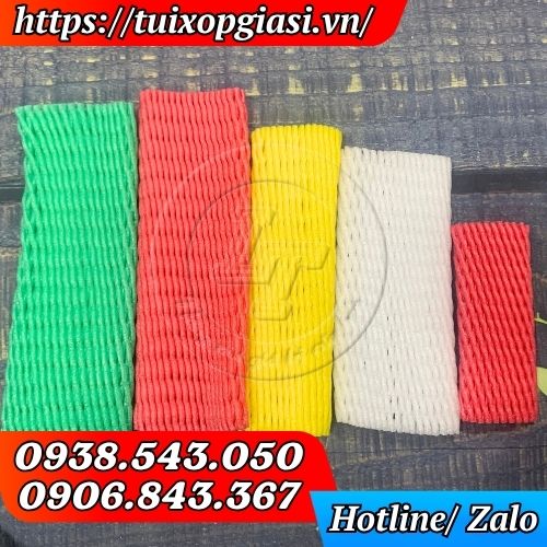 Xốp bọc trái cây nhiều màu