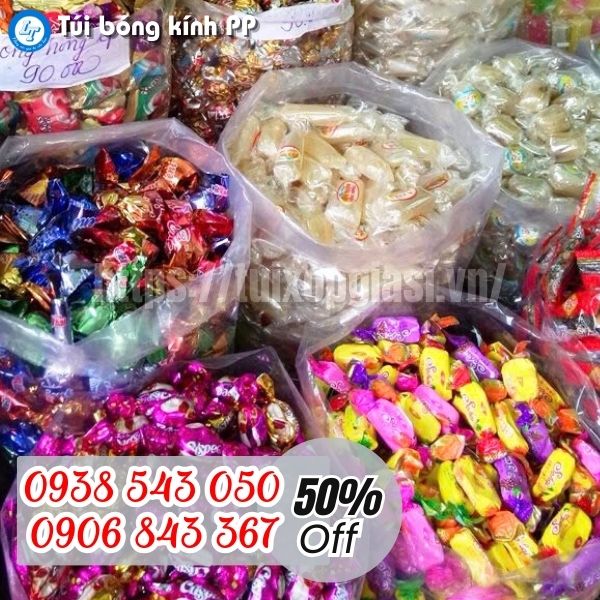 Nguồn sỉ giá tốt túi bóng kính pp cho mùa tết
