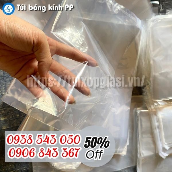 Nguồn sỉ giá tốt túi bóng kính pp cho mùa tết