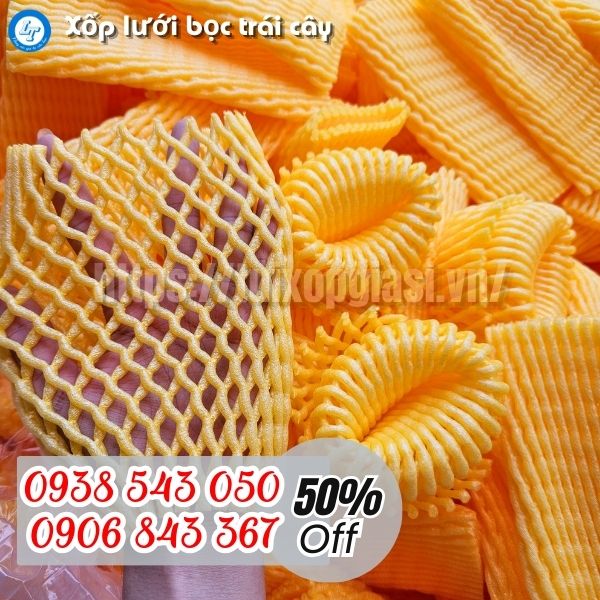 Xốp lưới bọc trái cây