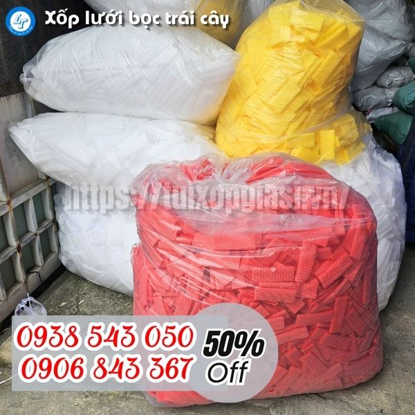 Nguồn sỉ xốp lưới bọc trái cây giá rẻ tại hcm