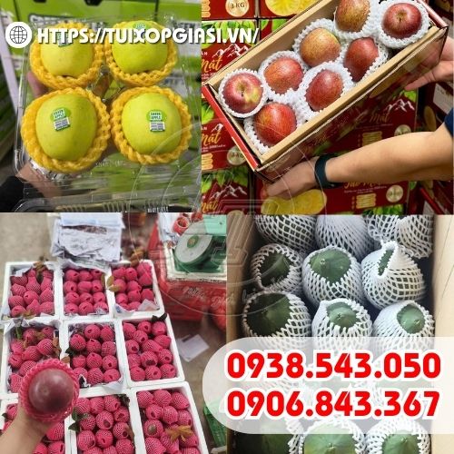 Xốp bọc trái cây chống va đập, trầy xước trái