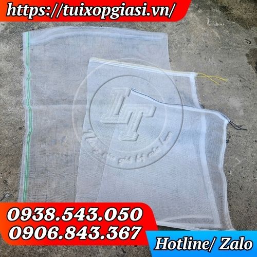 Túi lưới cước trắng bọc mít đủ kích cỡ