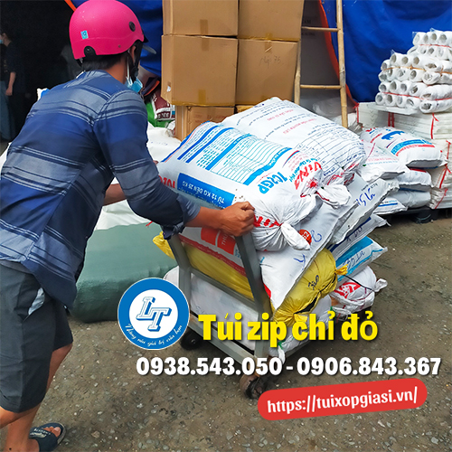 Nhà cung cấp túi zip chỉ đỏ tphcm