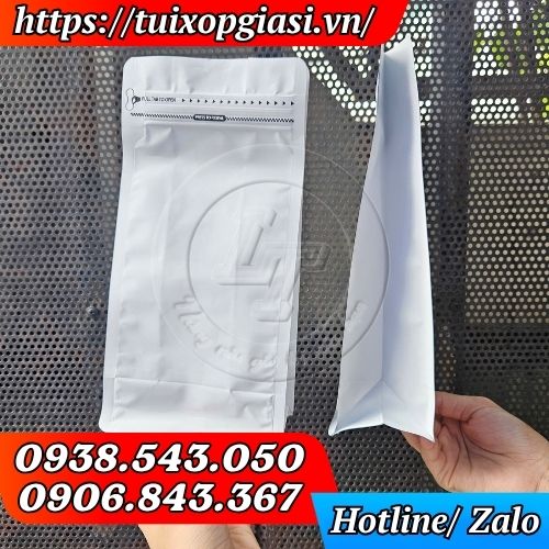 Túi zipper 8 cạnh đáy đứng