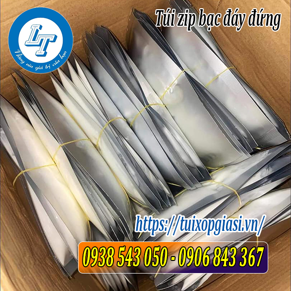 Nhà phân phối túi zip bạc đáy đứng uy tín giá rẻ