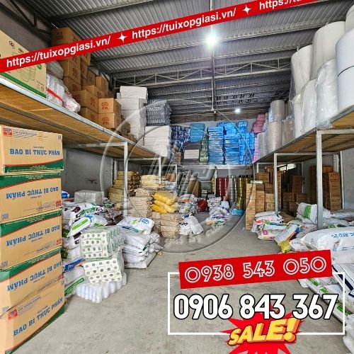 Kho cung cấp sỉ lẻ túi xốp sữa 2 quai