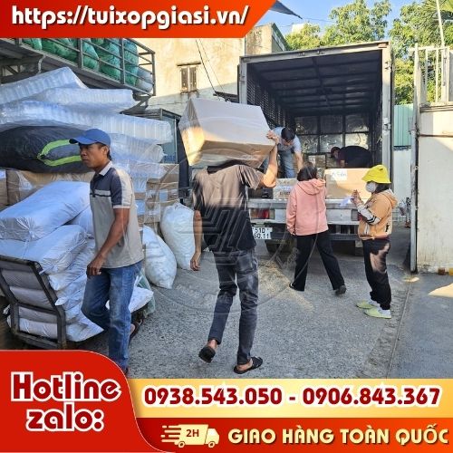 Lên hàng túi hút chân không cho khách sỉ