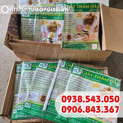 Giấy thấm dầu thực phẩm giá sỉ miền nam