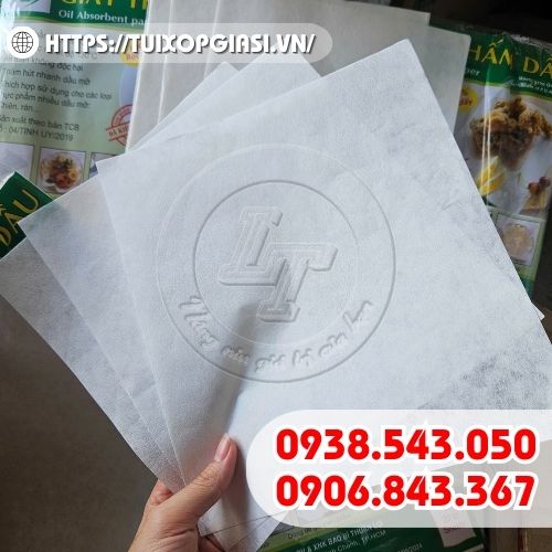 Giấy thấm dầu dạng tờ
