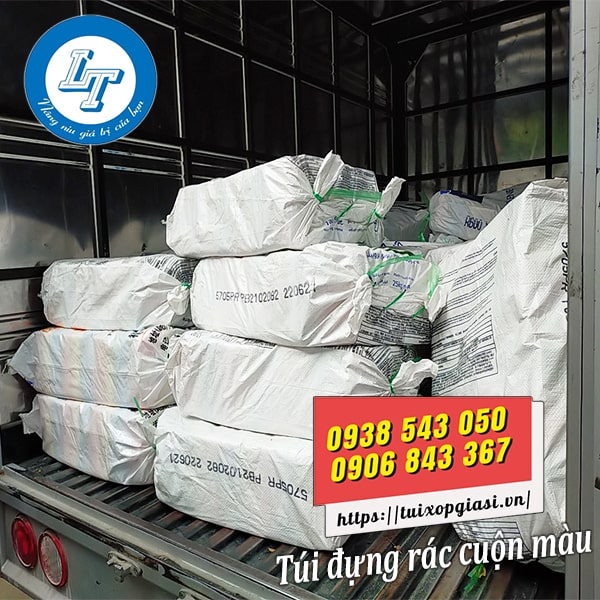 Phân phối túi đựng rác cuộn màu giá rẻ