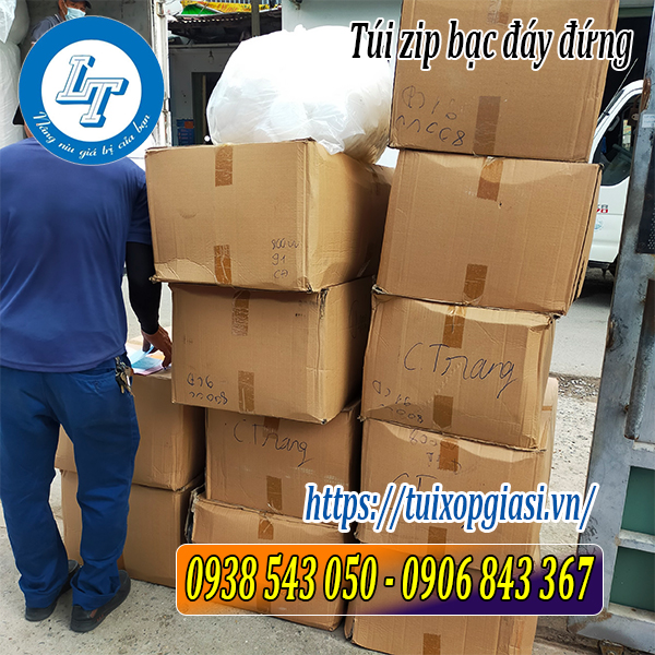 Phân phối túi zip bạc đáy đứng uy tín giá rẻ tphcm