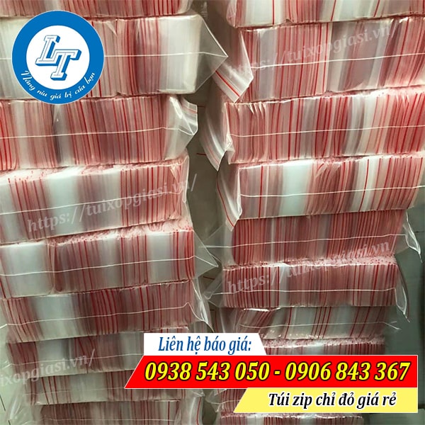 Phân phối túi zip chỉ đỏ giá rẻ tại xưởng Phân phối túi zip chỉ đỏ giá rẻ tại xưởng