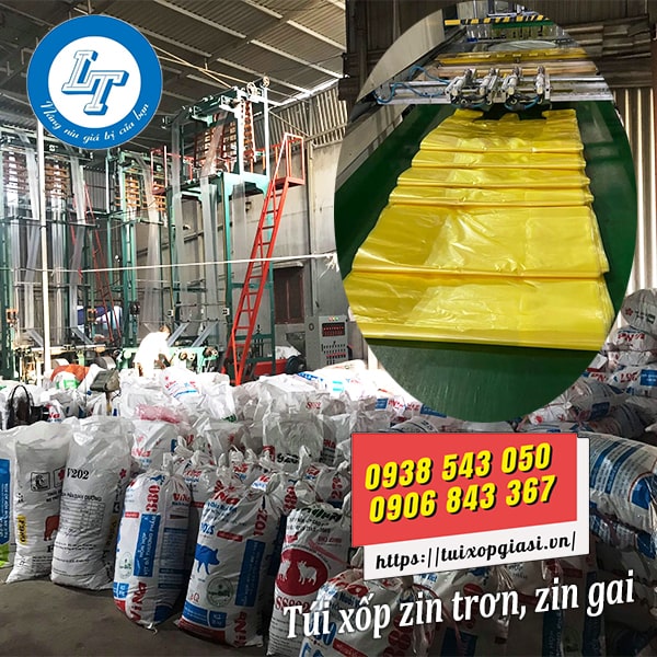 Lê Thanh sản xuất túi xốp zin trơn, zin gai giá rẻ