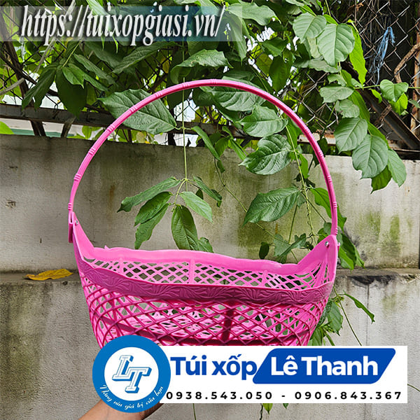 Sỉ giỏ nhựa đựng quà tết