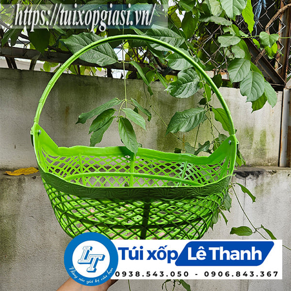 Sỉ giỏ nhựa đựng quà tết