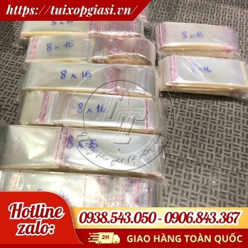 Túi băng keo dán miệng đủ kích cỡ