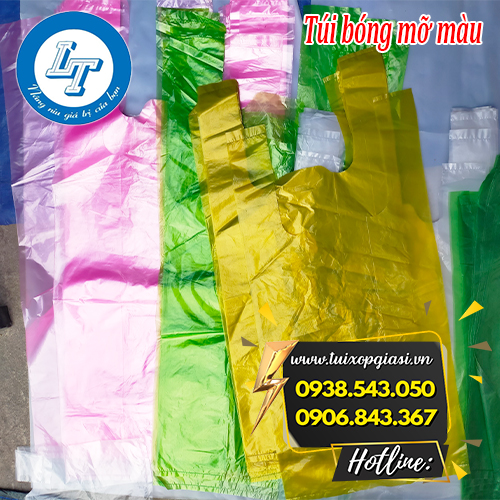 Sỉ lẻ túi bóng mỡ màu