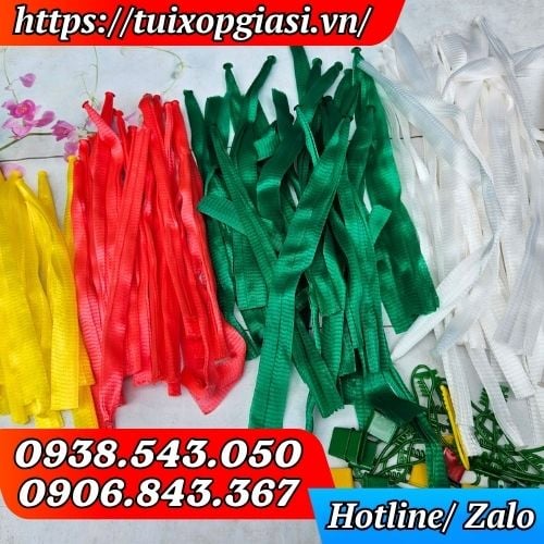 Lê Thanh cung cấp túi lưới đựng bưởi kèm nút và râu giá tốt