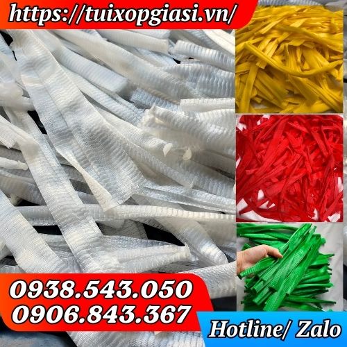 Si lẻ túi lưới đựng bưởi kèm nút và râu giá tốt