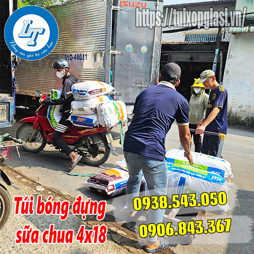 Túi bóng đựng sữa chua 4x18cm