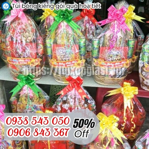 Túi bóng kiếng gói quà đủ hoạ tiết