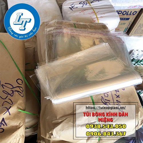 Sỉ túi bóng kính dán miệng toàn quốc