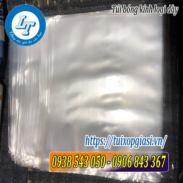 Sỉ túi bóng kính loại dày giá rẻ